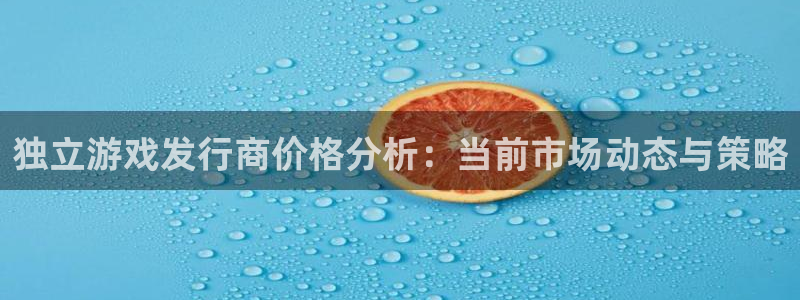 im电竞子年度最佳图书：独立游戏发行商价格分析：当前市场动态与策略